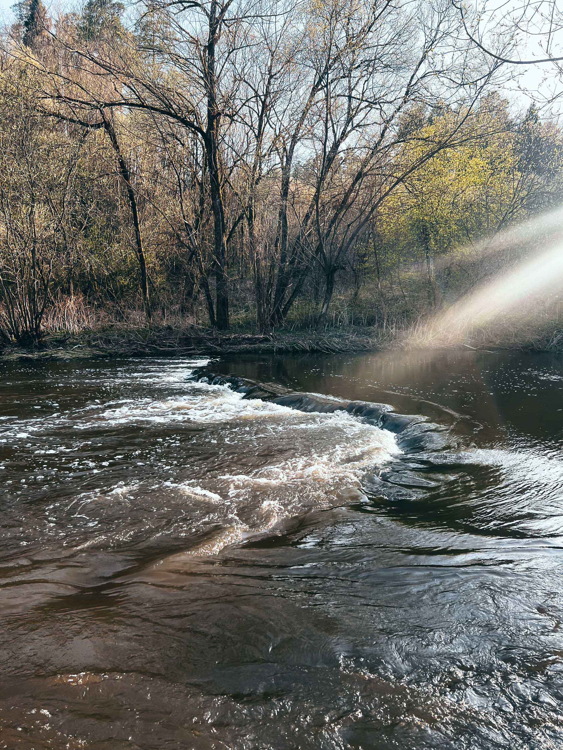 Пороги на реке Пахра