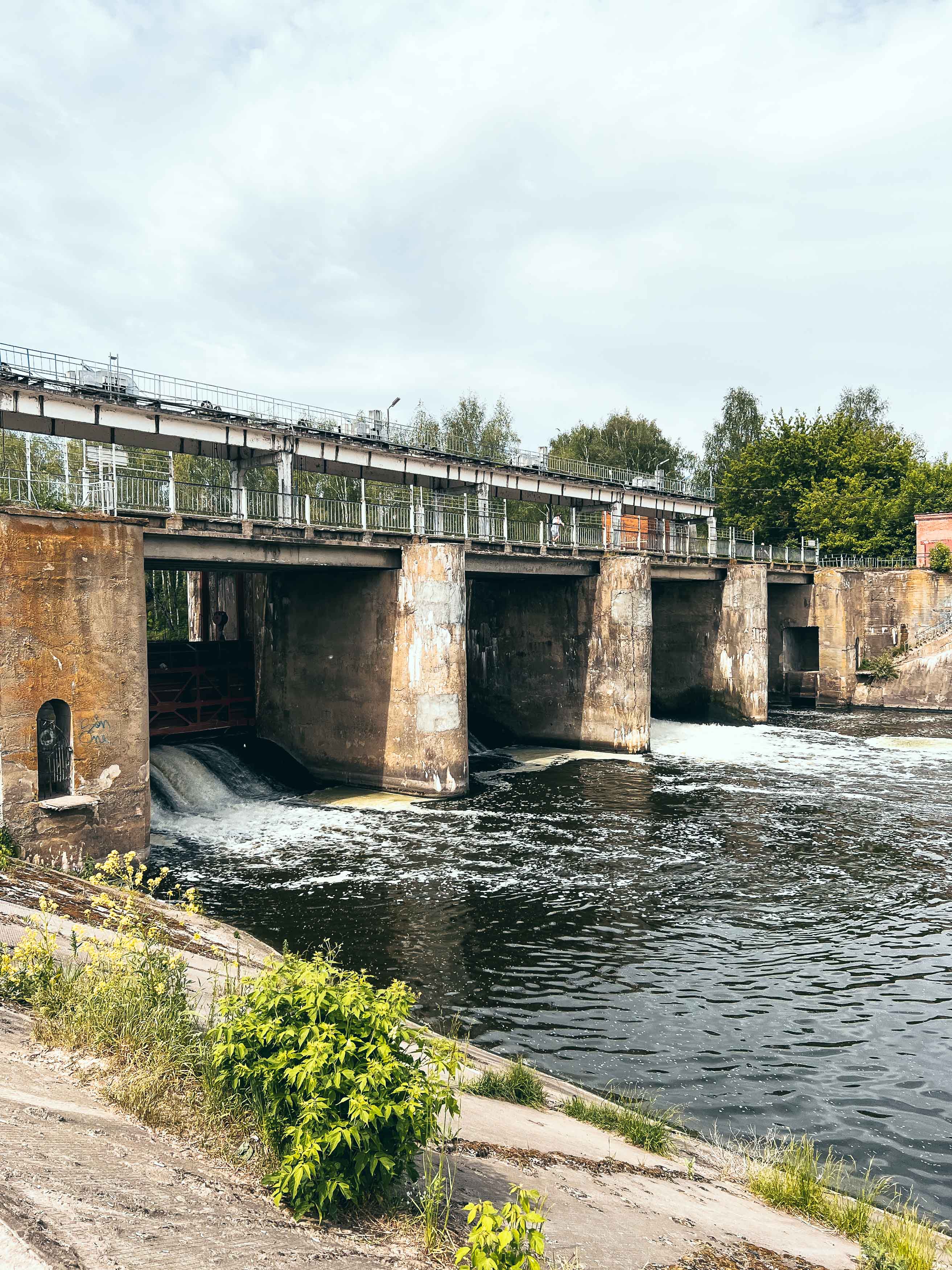 Плотина Новленского водохранилища