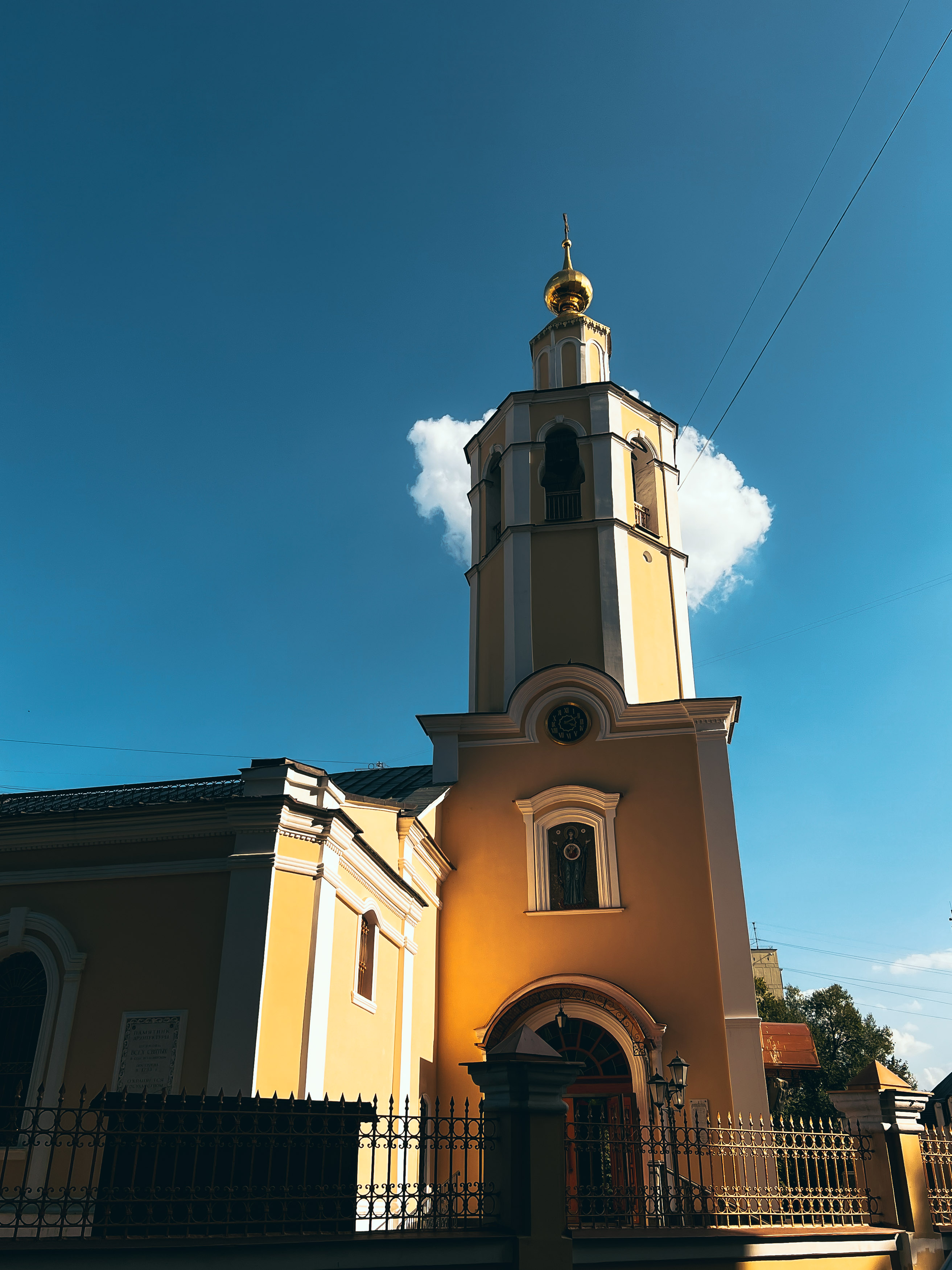 Колокольня храма Всех Святых на Соколе