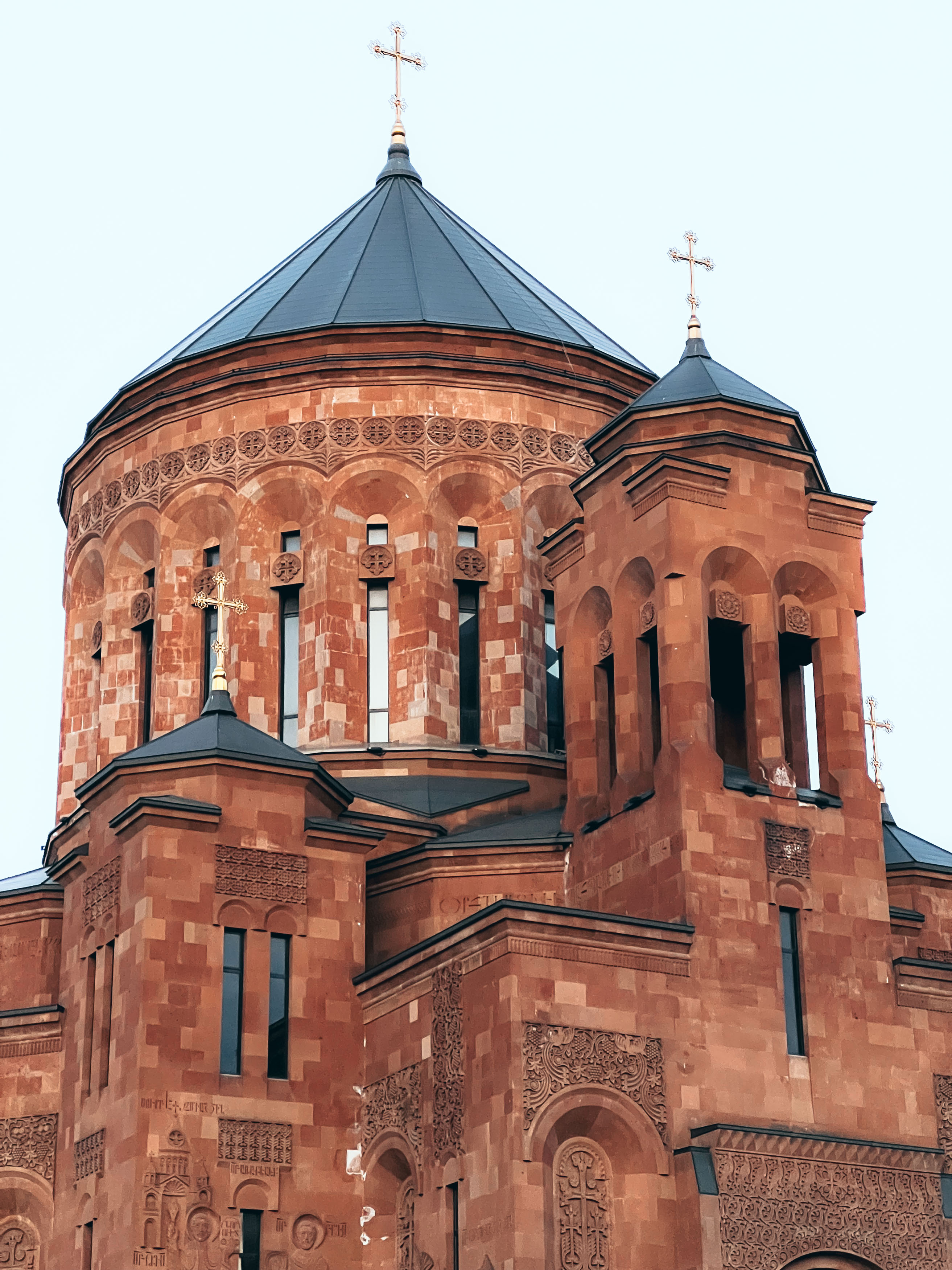 Барабан и коническое завершение кафедрального собора