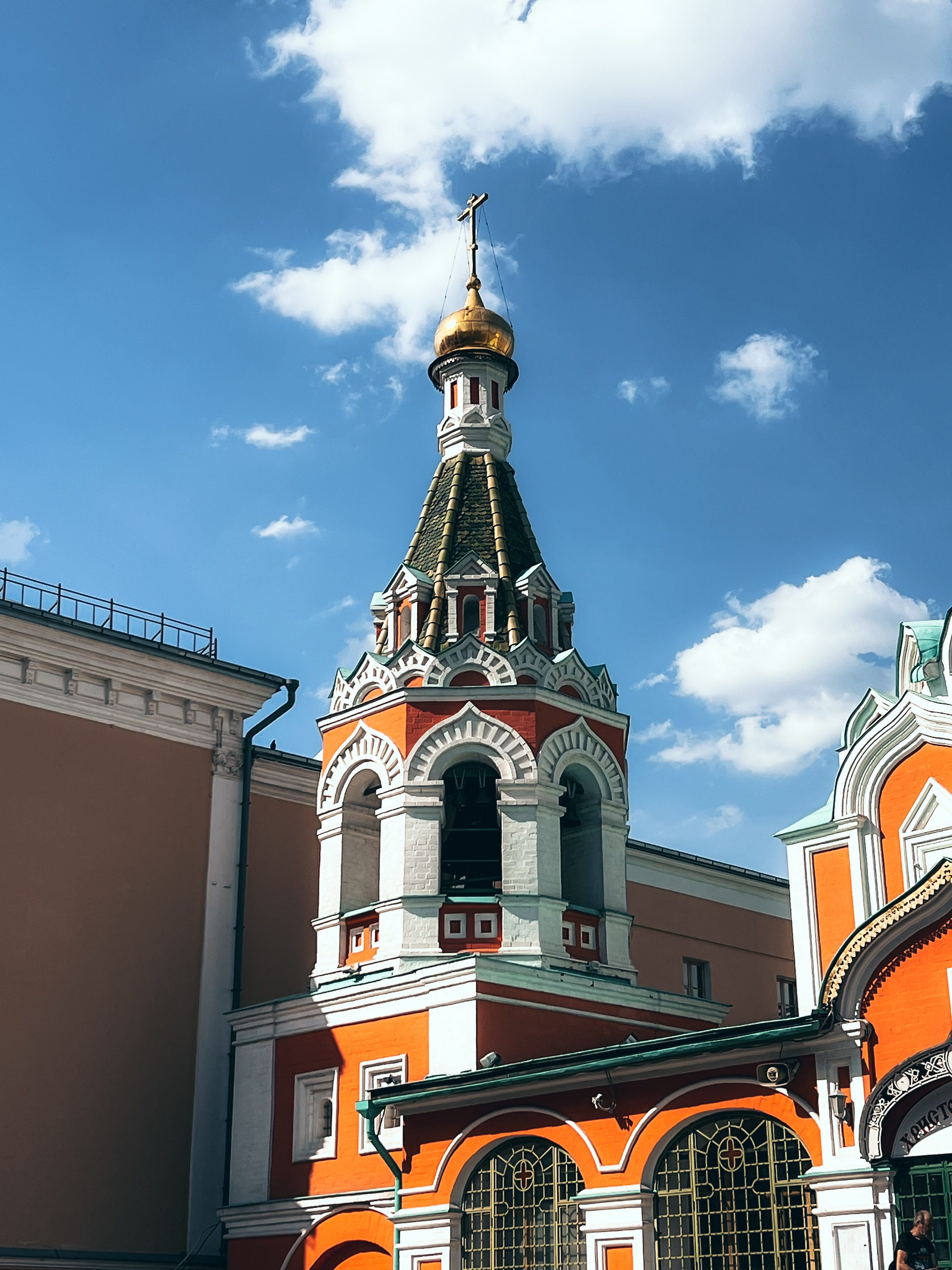 Колокольня Казанского собора у Никольской улицы