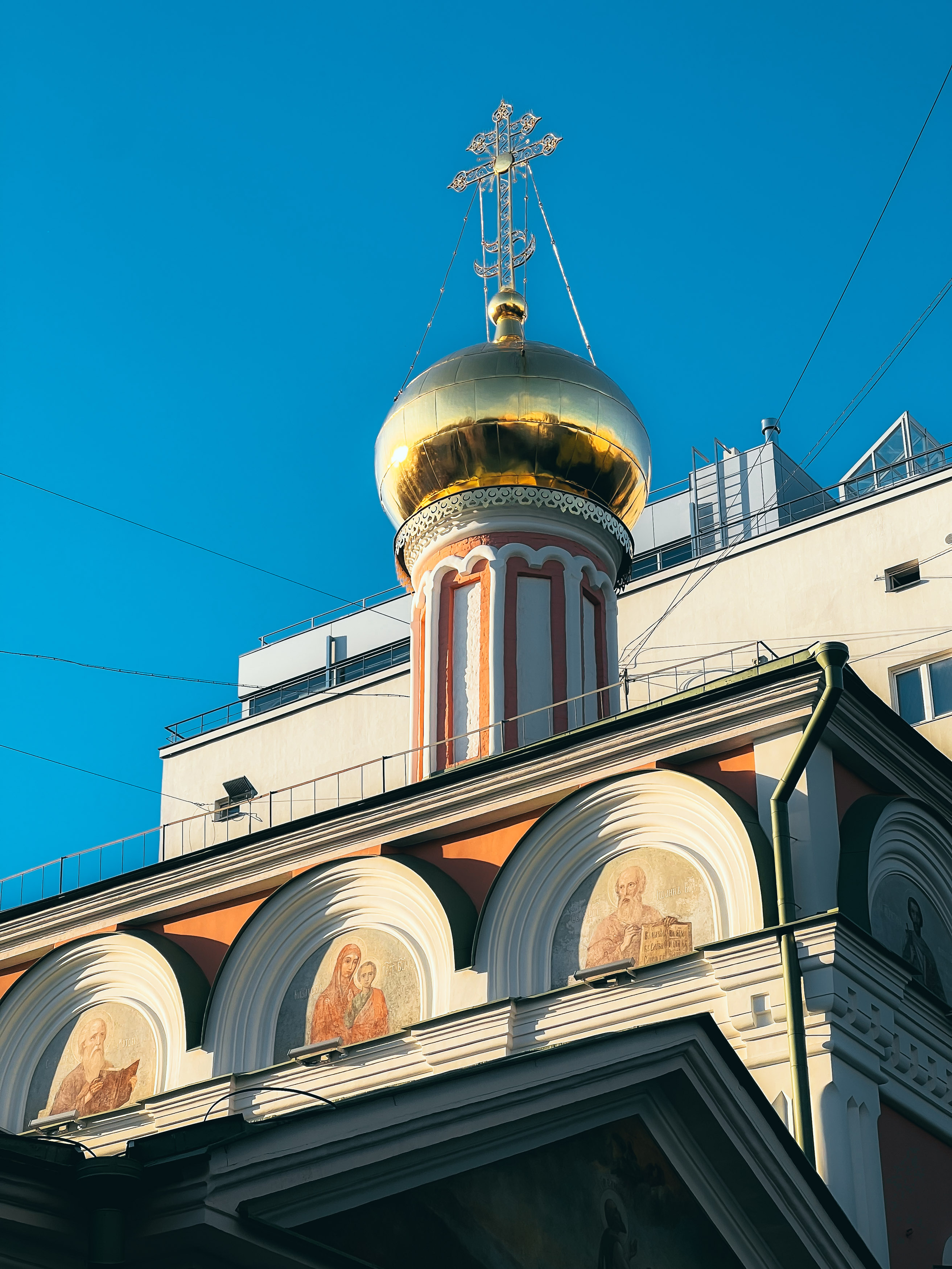 Глава и верхняя часть Воскресенской церкви